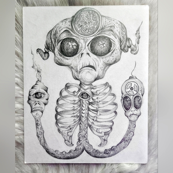 Handcrafted Other - Handcrafted Graphite Drawing